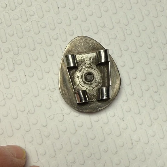 Turquoise and Silver Bolo piece See photos - Picture 2 of 2